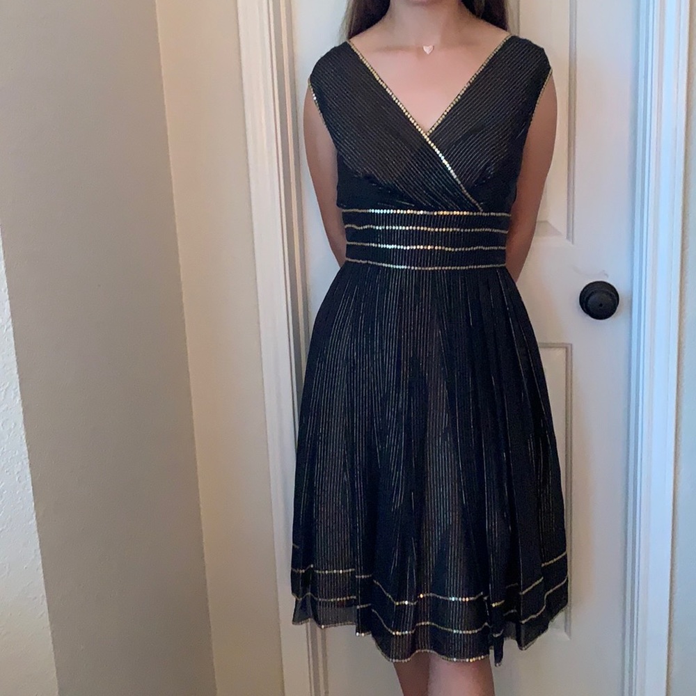 Adrianna mid-length black dress